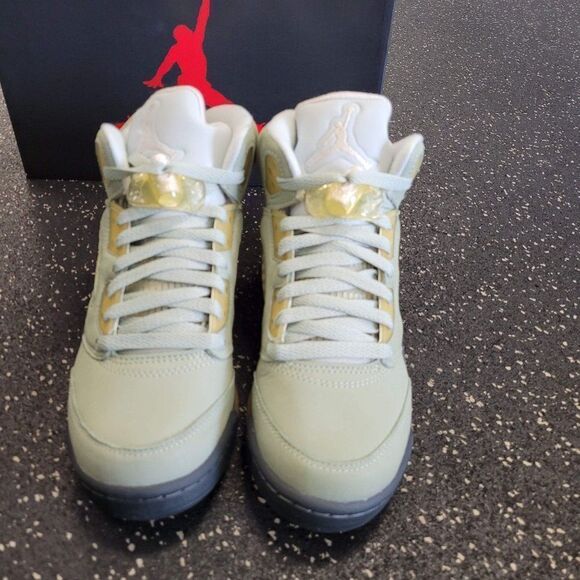 Nike Air Jordan 5 Retro Jade Horizon AJ5 Green GS Size 6.5Y/Women's 8 440888-300 - Picture 3 of 8